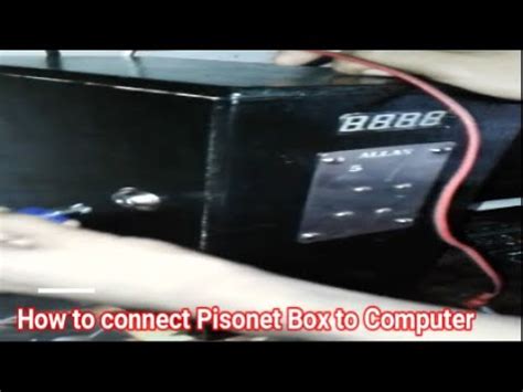 How to connect Pisonet Timer Box on PC .